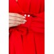 Сукня на запах ошатна, колір червоний, 214R535